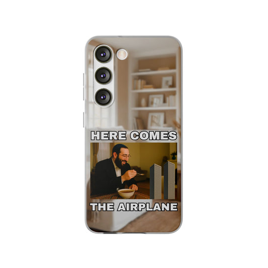 Here comes the airplane